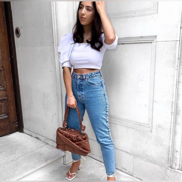 WRAP FRONT LEATHER BAG - Picture 9 of 11